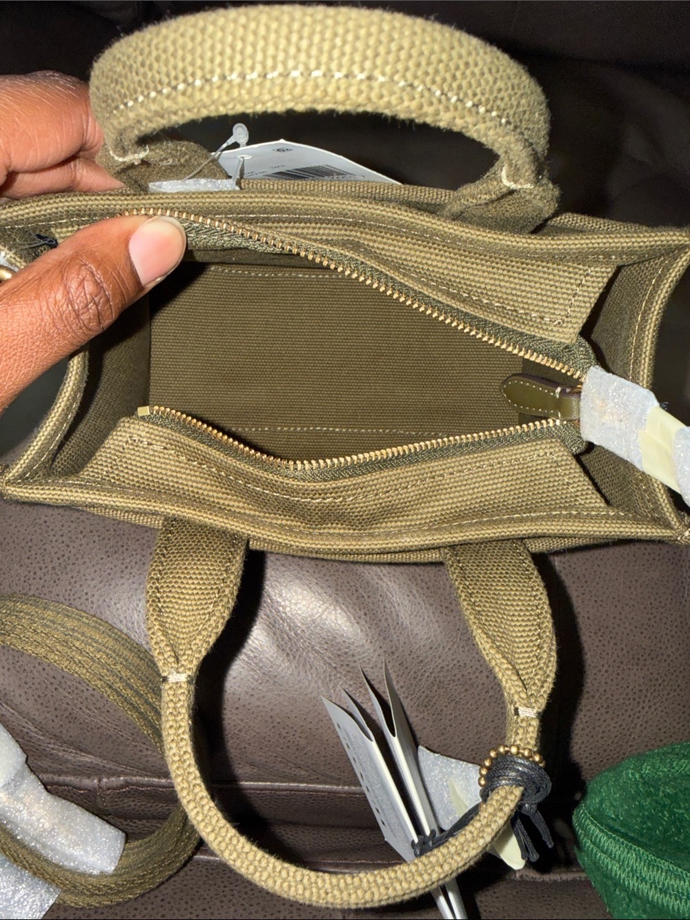 Coach Cargo 20 Small Crossbody Tote Handle Bag - Picture 5 of 8